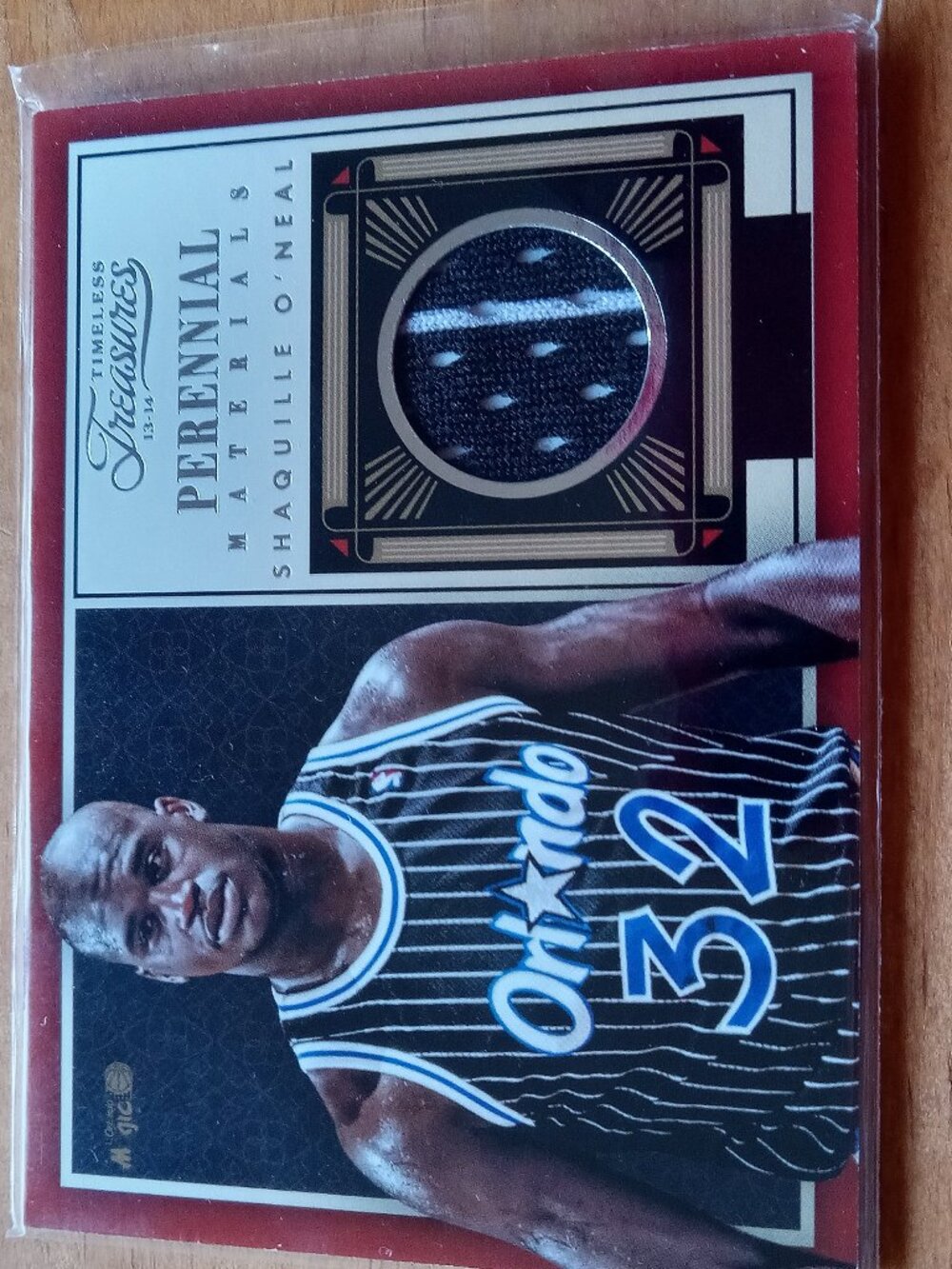 2013 Panini NBA Timeless Treasures SAQUILLE O'NEAL Perennial Materials Jersey